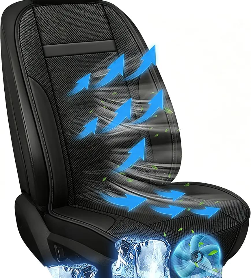 SriGM Cooling Car Seat Cushion Summer Cushion 12V Rapid Cooling Seat Cover
