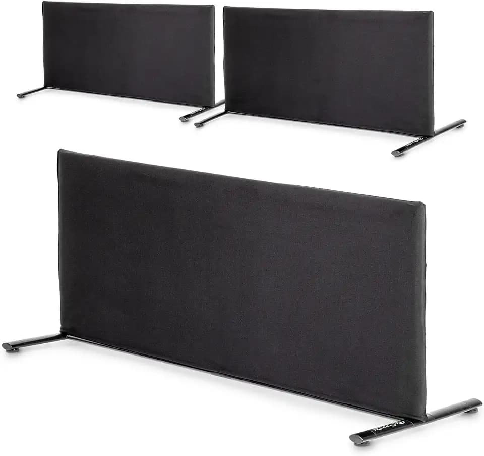 GoSports Pickleball Ball Barrier 3 Pack - Choose Brandable or Pre-Branded - Court Dividers for Pickleball Courts