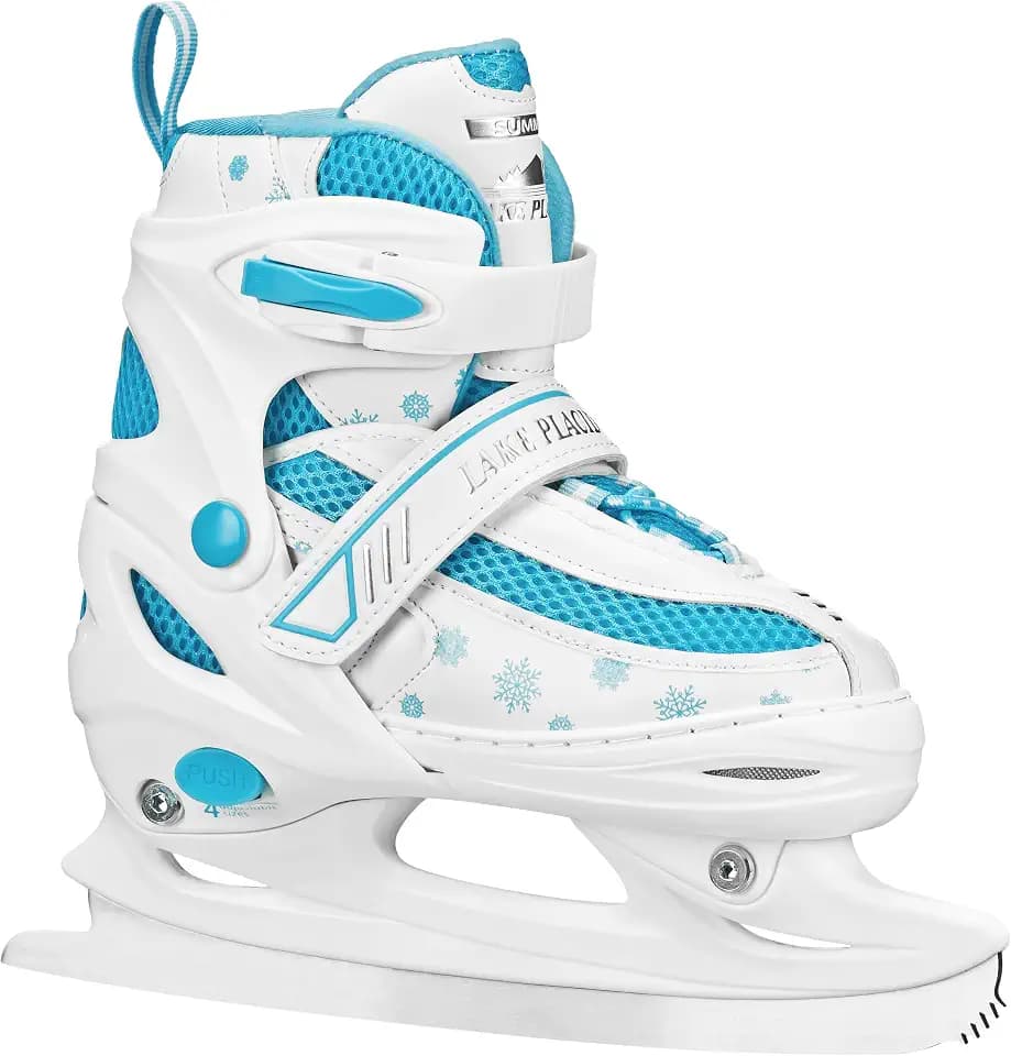 Lake Placid Summit Adjustable Youth Ice Skates