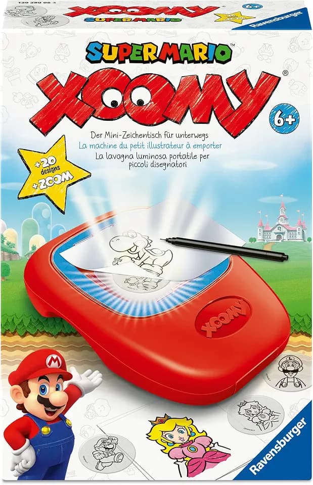 Ravensburger Xoomy Midi Super Mario 12028006 - Angesagte Motive zeichnen Lernen, Kreatives Zeichnen und Malen für Kinder ab 6 Jahren