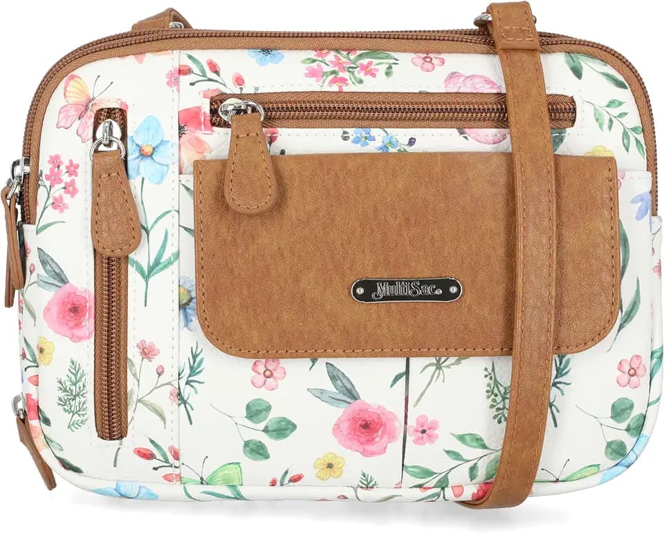 MultiSac Zippy Triple Compartment Crossbody Bag