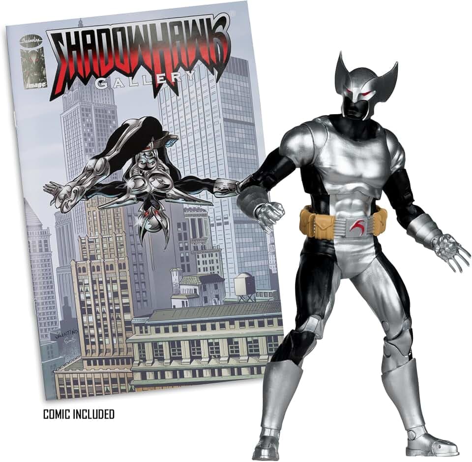 McFarlane Toys- ShadowHawk (Image Comics Founders Series) 7in Deluxe Action Figure McFarlane Elite Edition