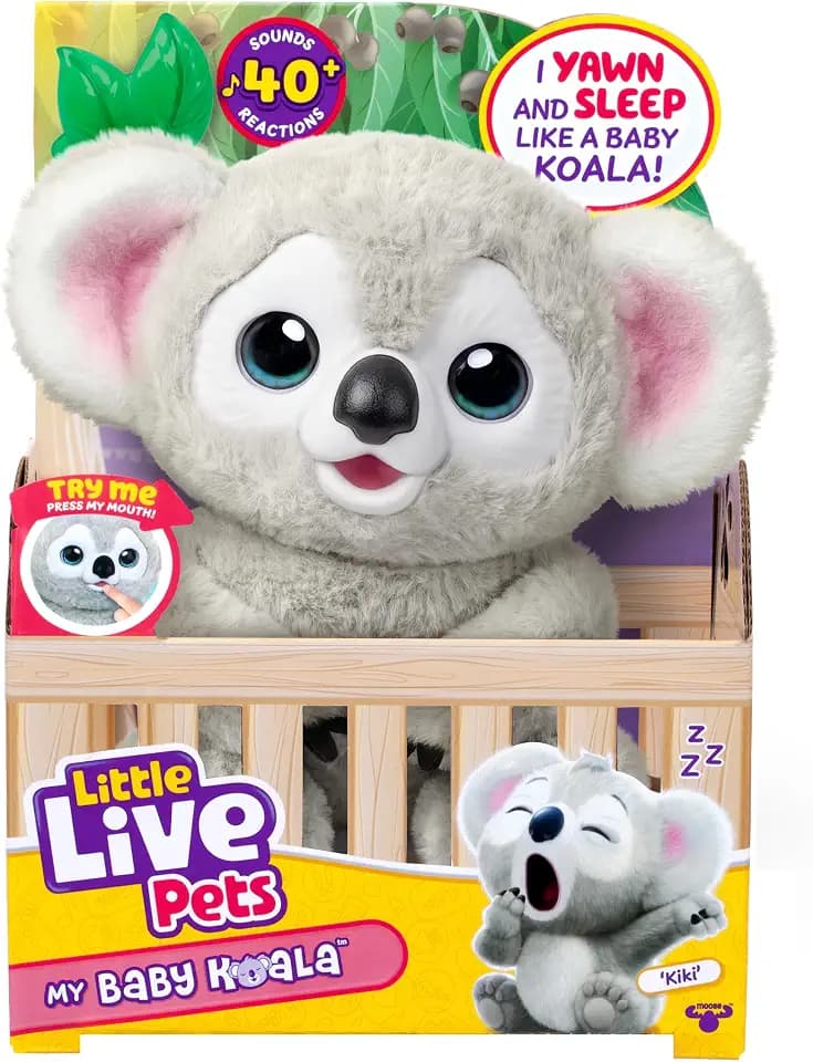 LITTLE LIVE PETS My Baby Koala Kiki, Koala Stuffed Animal