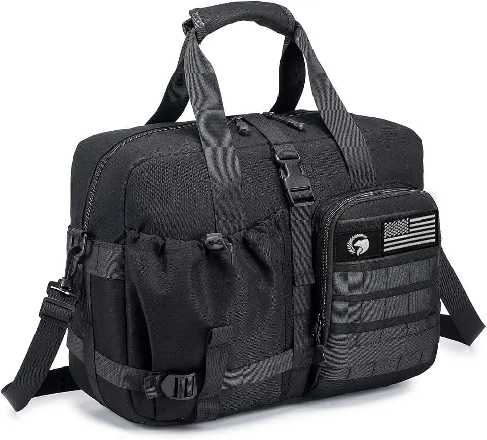 40x30x15cm Personal Item Travel Bag,16x12x6inch Tactical Laptop Bag for Men,Carry On Travel Duffle Bag for Airplane,Mochila de Viaje,Cabin Size Travel Luggage Bag