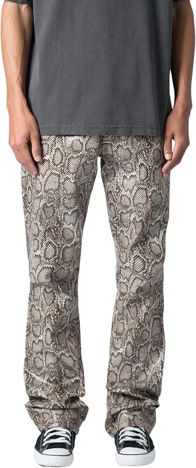 mnml Men's Mnml Men's B605 Python Flare Pants