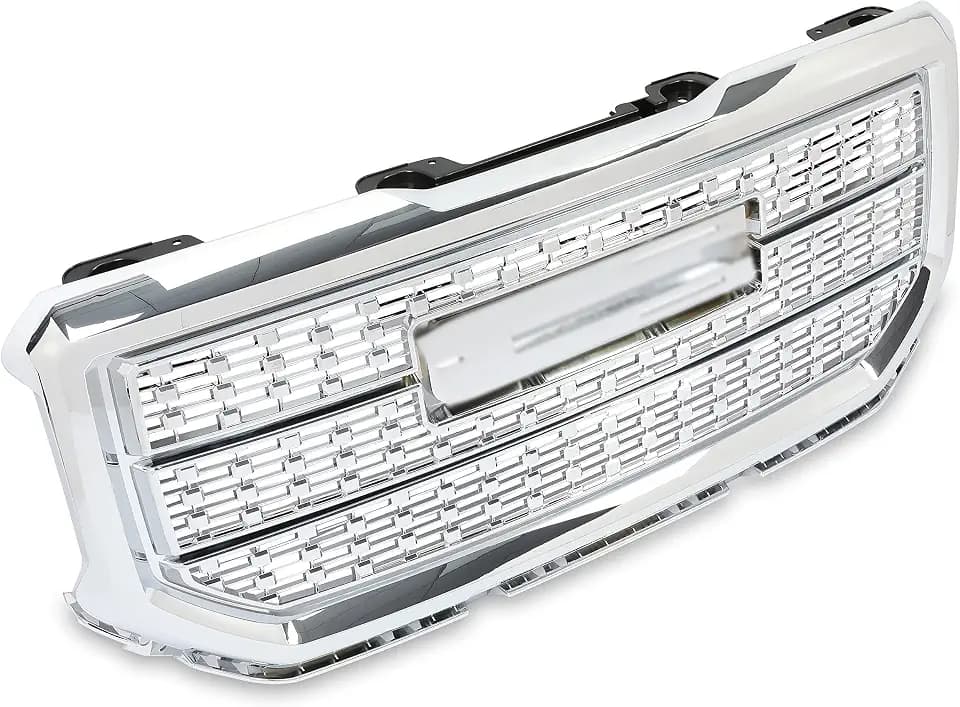 ALMULOO Front Bumper Grill Compatible with 2016-2018 GMC Sierra 1500