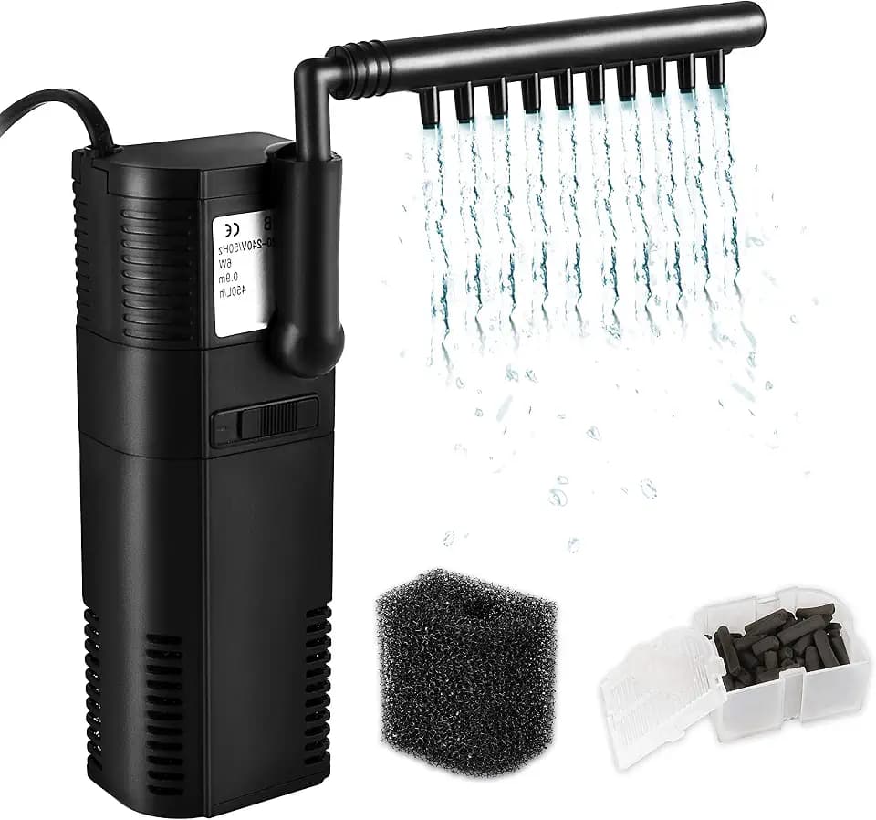 Forever Speed Aquarium Pumpe Filterpumpe Aquarium Innenfilter Aquariumpumpe 450 L/h 6Watt