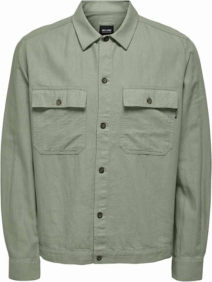 Only & Sons Male Overshirt ONSKENNET Hemd