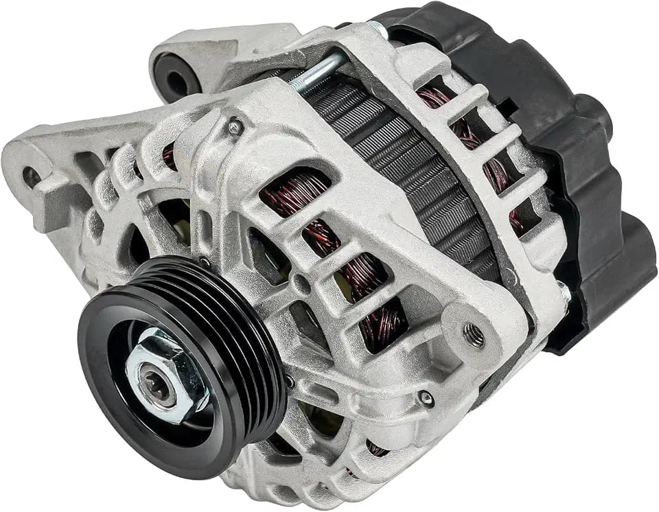 KAC New Alternator 90 Amp Replacement for Hyundai,Kia Replace for 2010-2011 Accent, Rio, Rio5,Valeo Unit; 90 Amp3730026100, 2608371, 3730023700, 2116016, AL4100X