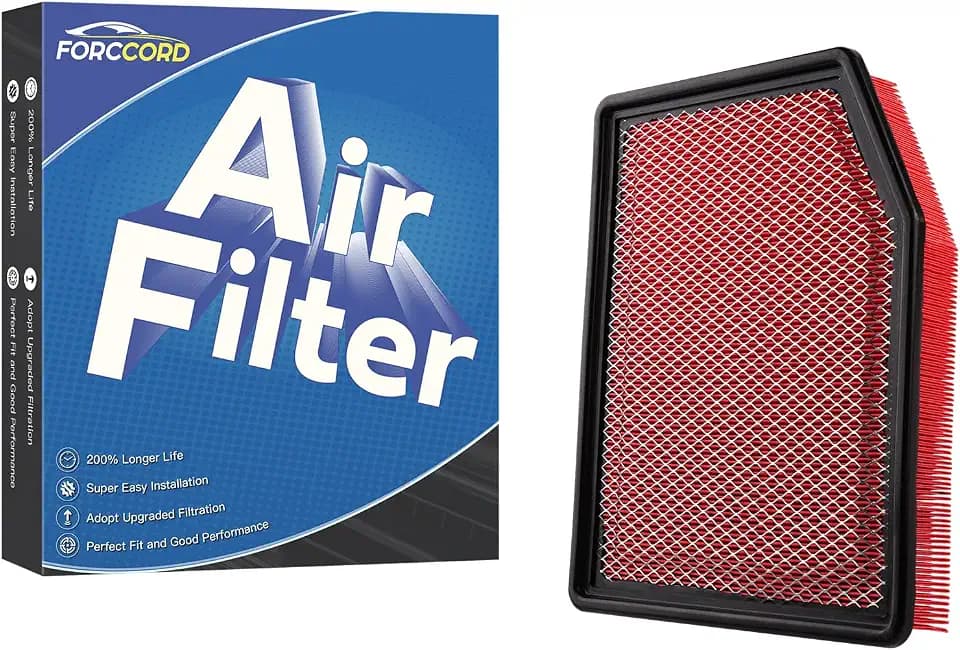 Engine Air Filter CA12404 Fits for 19-26 Chevrolet Silverado 1500/GMC Sierra 1500 21 22 23 24 25 26 Tahoe/Suburban/GMC Yukon Air Filter Replacement# 84121217 Accessories