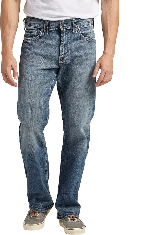 Silver Jeans Co. Men's Gordie Relaxed Fit Straight Leg Jeans