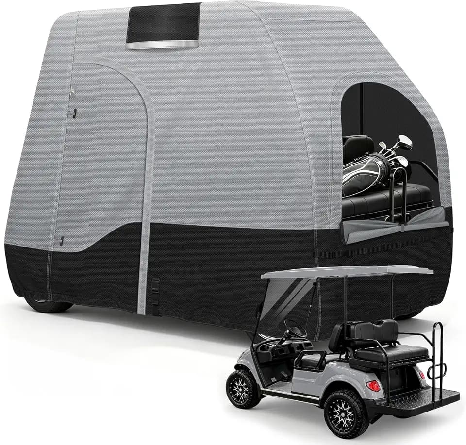 Explore Land Waterproof Golf Cart Cover for Most Brand 2/4/6 Passenger Car