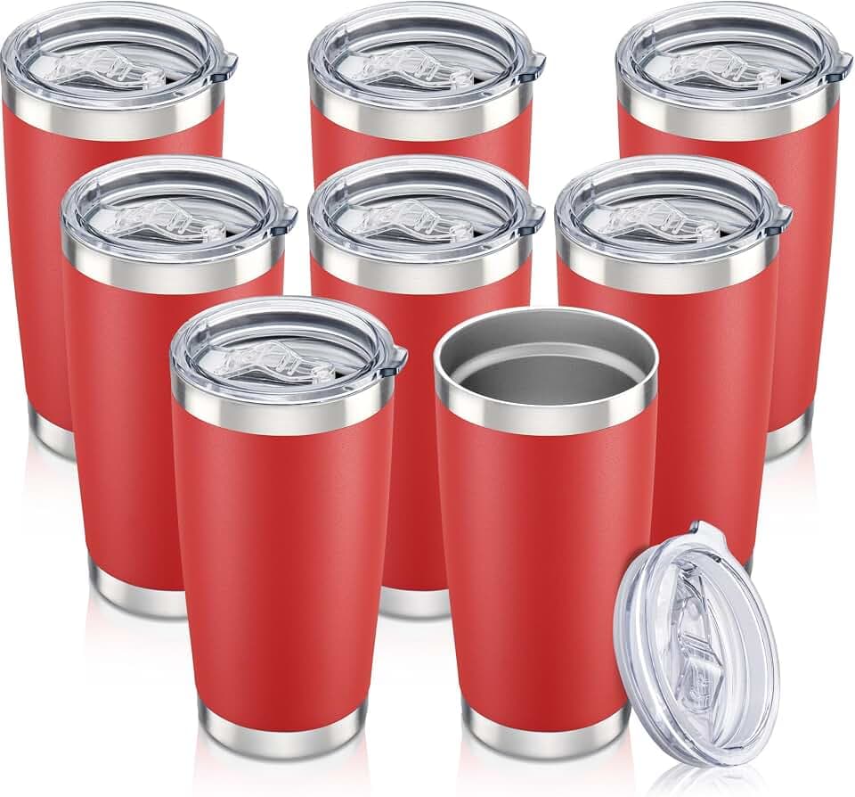 20 oz Tumbler with Lid Stainless Steel Insulated Tumblers Bulk Cups Mug