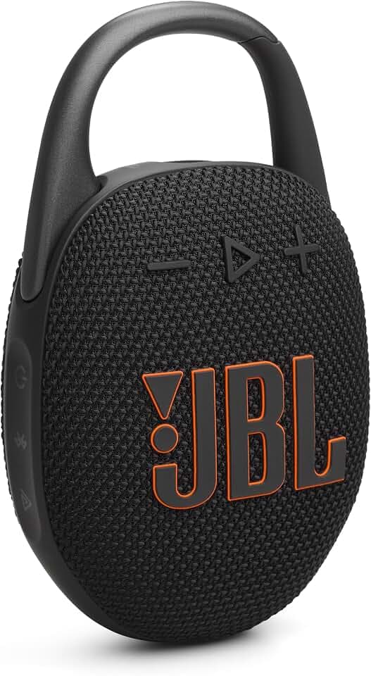 JBL Clip 5, Tragbare Bluetooth-Lautsprecher-Box, Schwarz