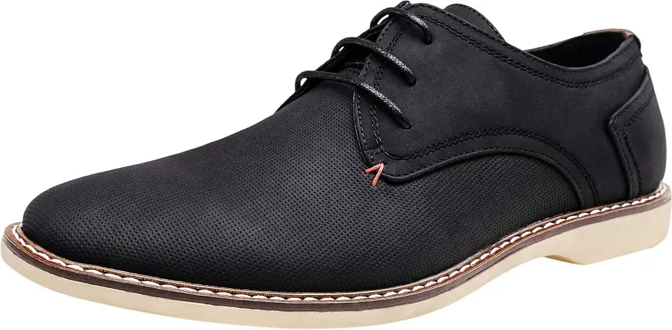 Jousen Men's Casual Dress Shoes Retro Oxfords Business Comfort Formal Shoes