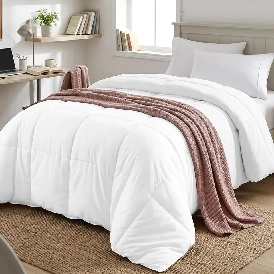 Utopia Bedding Duvet Insert, Twin XL Comforter 68 x 92 Inches, White
