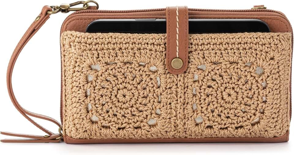 The Sak Iris Smartphone Crossbody Purse - Small Women's Cellphone Bag & Wallet For Everyday- Convertible Wristlet With Zipper