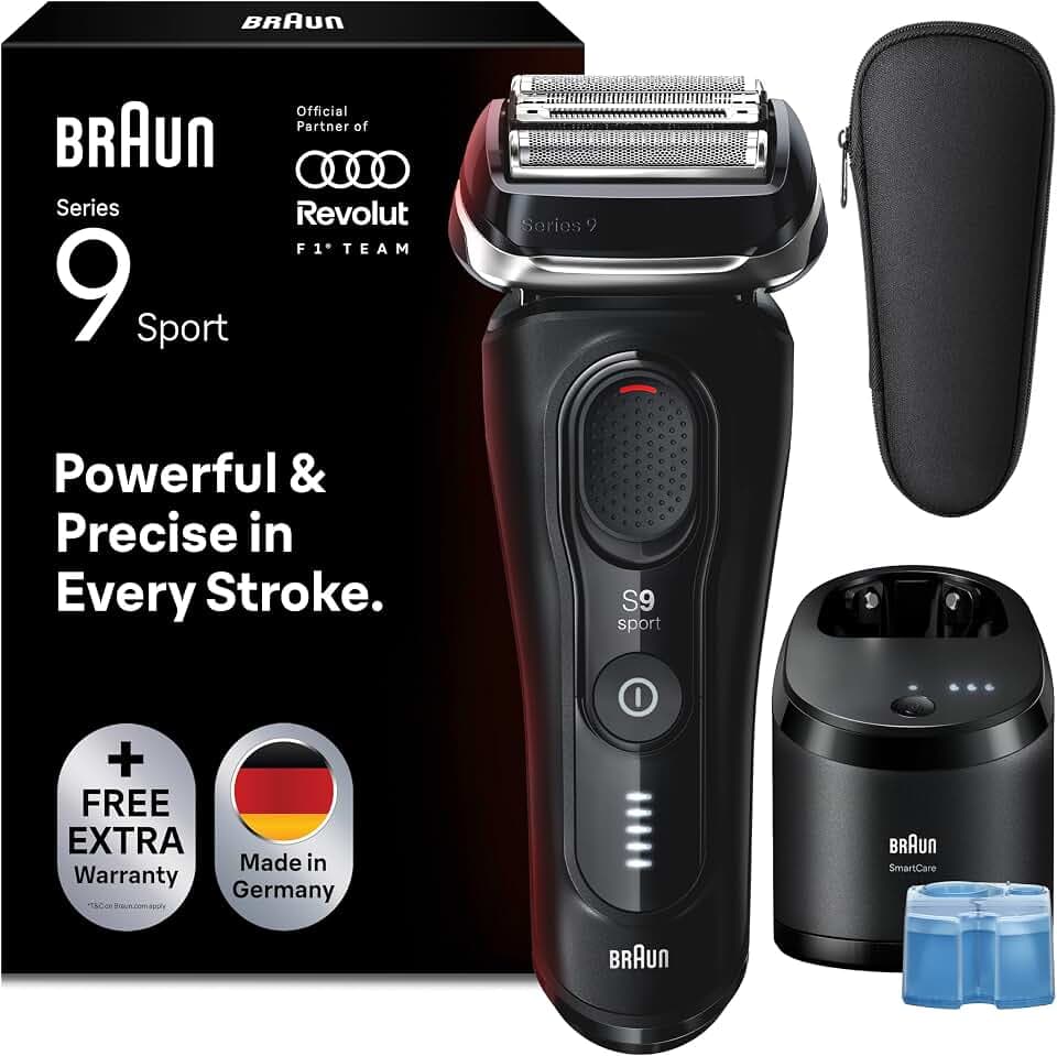 Braun Rasierer Herren Elektrisch Series 9 Sport, 9150cce, Schwarz
