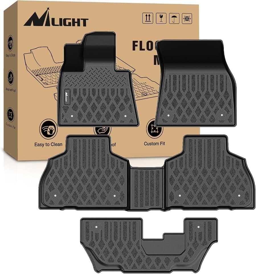 Nilight TPE Floor Mats for BMW X7 7 Seats