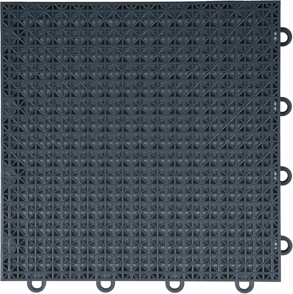 IncStores 5/8 Inch Thick ProGame Outdoor Basketball Court Flooring | Build the Ultimate Space for Basketball, Tennis, and More with Weatherproof Plastic Floor Tiles