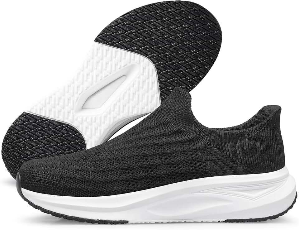 vibdiv Slip-on Lazy Shoes Women Sock Sneakers Hands Free Casual Comfortable
