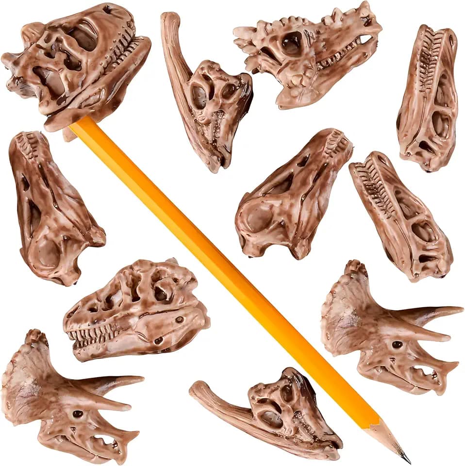 Rhode Island Novelty 2" Dinosaur Fossil Pencil Top