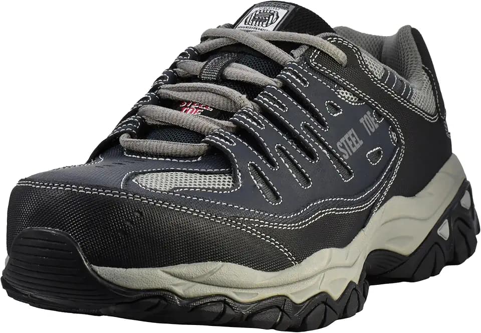 Skechers Men's Cankton Steel Toe Lace Up