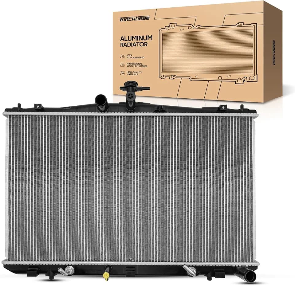 Torchbeam Car Aluminum Core Radiators Compatible with 2011-2016 Sienna, 2012-2015 RX350 Transmission Oil Cooler Included