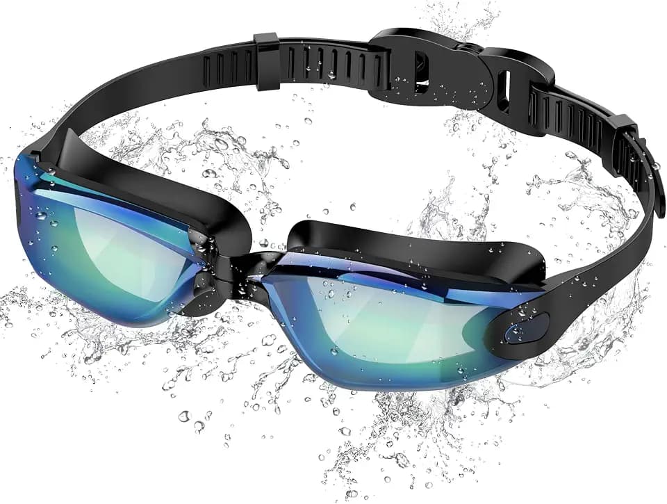 Schwimmbrille Damen/Herren Anti-Beschlag HD-Linse Wasserdicht