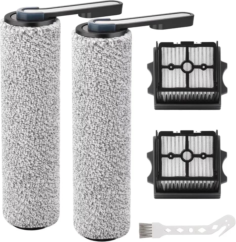 Roller Brush Replacement & Vacuum Filters for Tineco S5 Combo, 2 Each