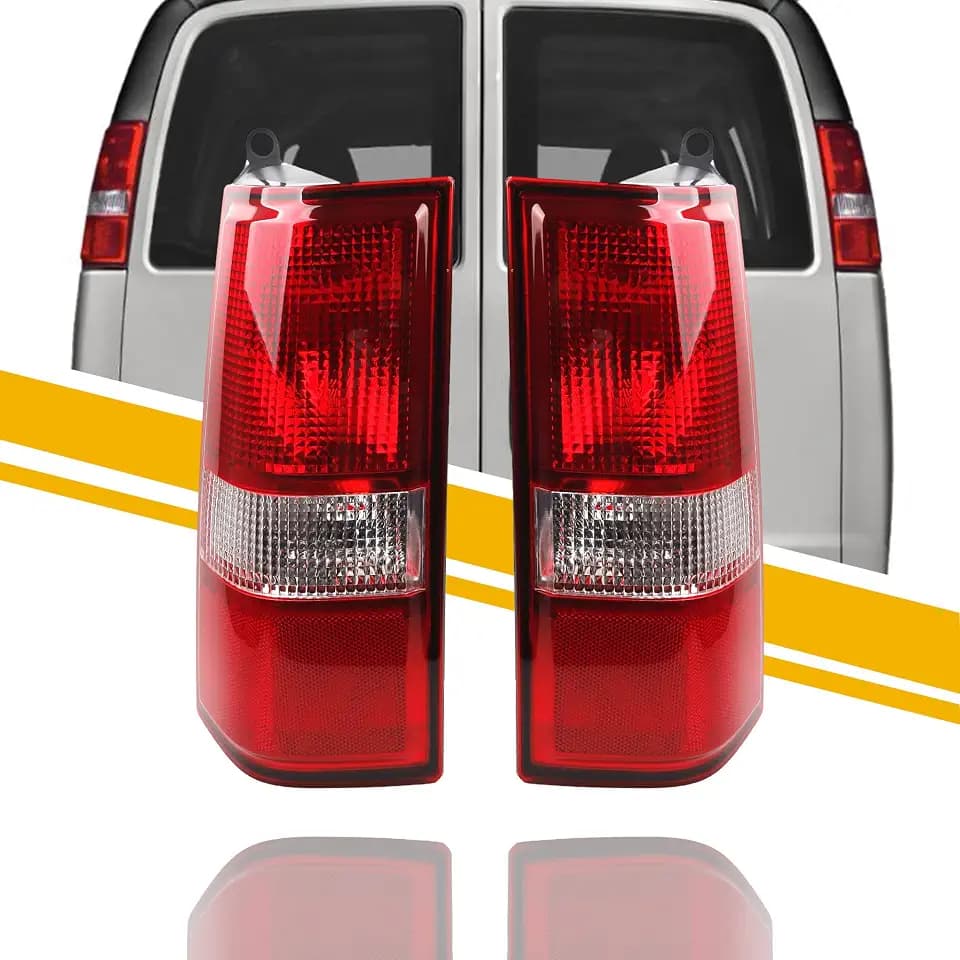 Dasbecan Left&Right Tail Light Compatible with Express Savana 2003-2025