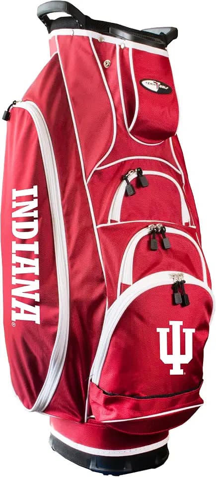 Lightweight, 10-Way Club Divider, Spring Action Stand, Insulated Cooler Pocket, Velcro Glove and Umbrella Holder & Lift Assist Handles