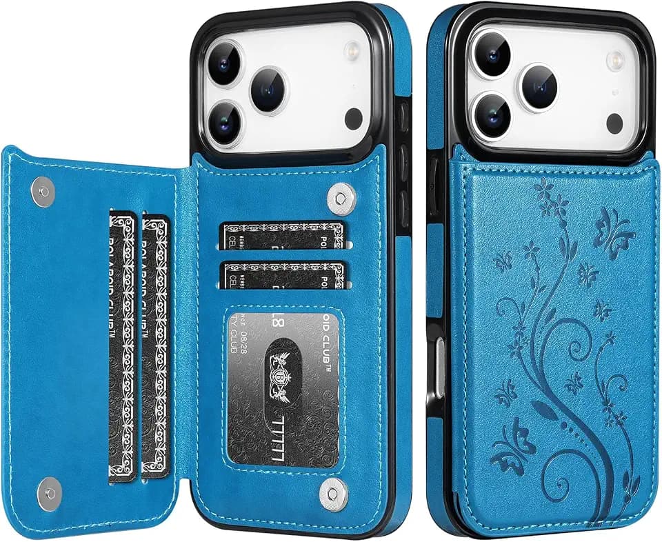 Korecase for iPhone 18 Pro Max/ iPhone 17 Pro Max PU Leather Wallet Case