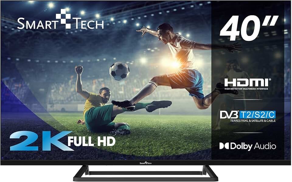 Smart Tech 40FN01V3 Fernseher 40 Zoll (101 cm) LED TV mit Full HD Auflösung