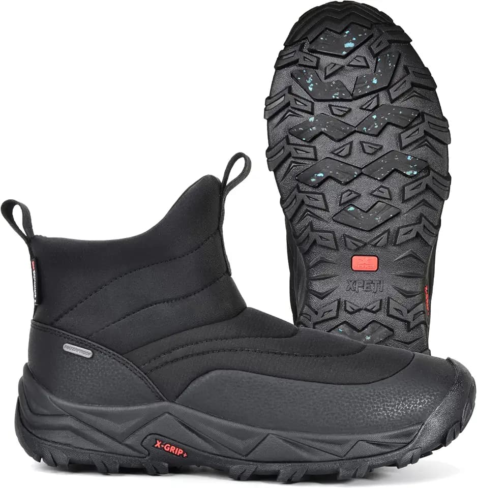 XPETI Men's Cocoon Mid waterproof winter boots
