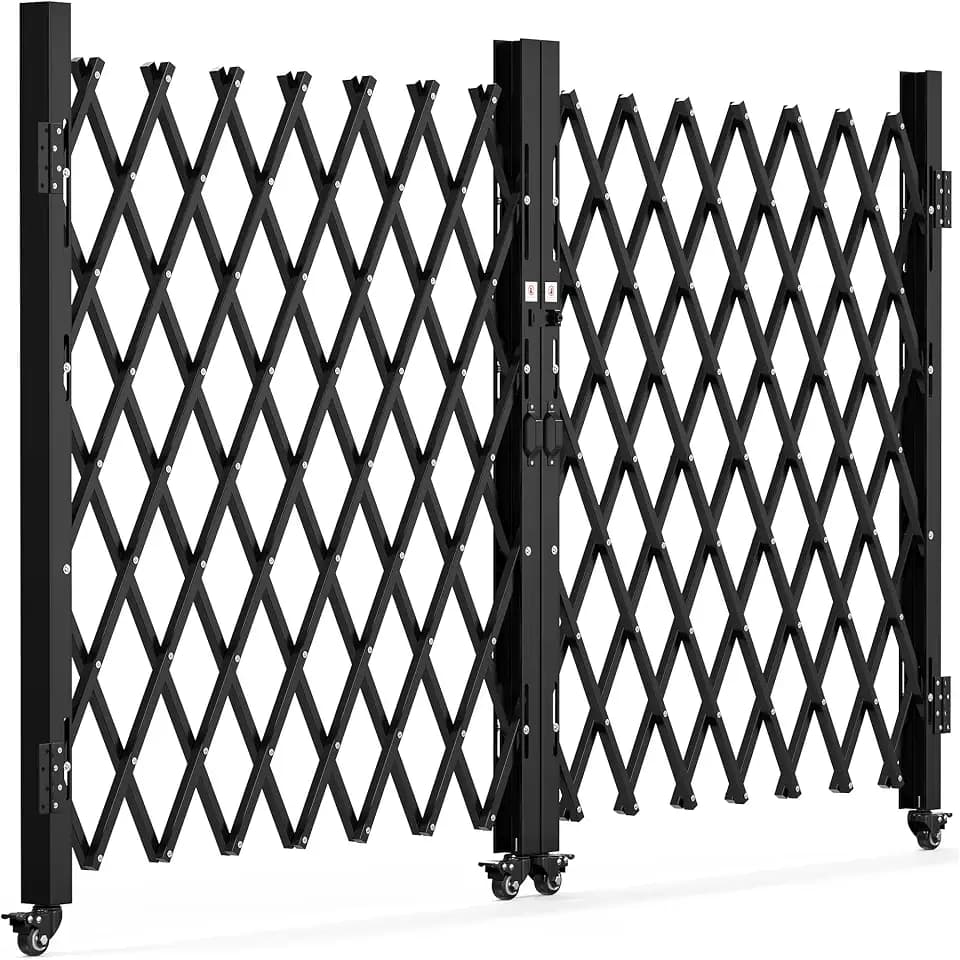 YITAHOME Double Folding Security Gate, 61" Hx130 W Door Safety Gates