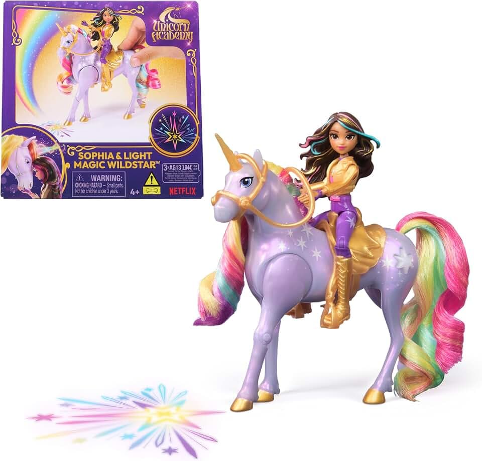 Unicorn Academy Sophia & Light Magic Wildstar, Dolls & Unicorn Toys, Age 4+