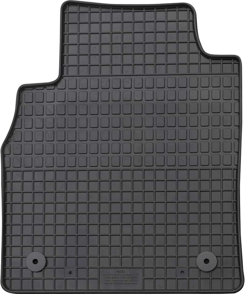 PETEX Passform Fahrer Gummimatte Premium 1-TLG schwarz