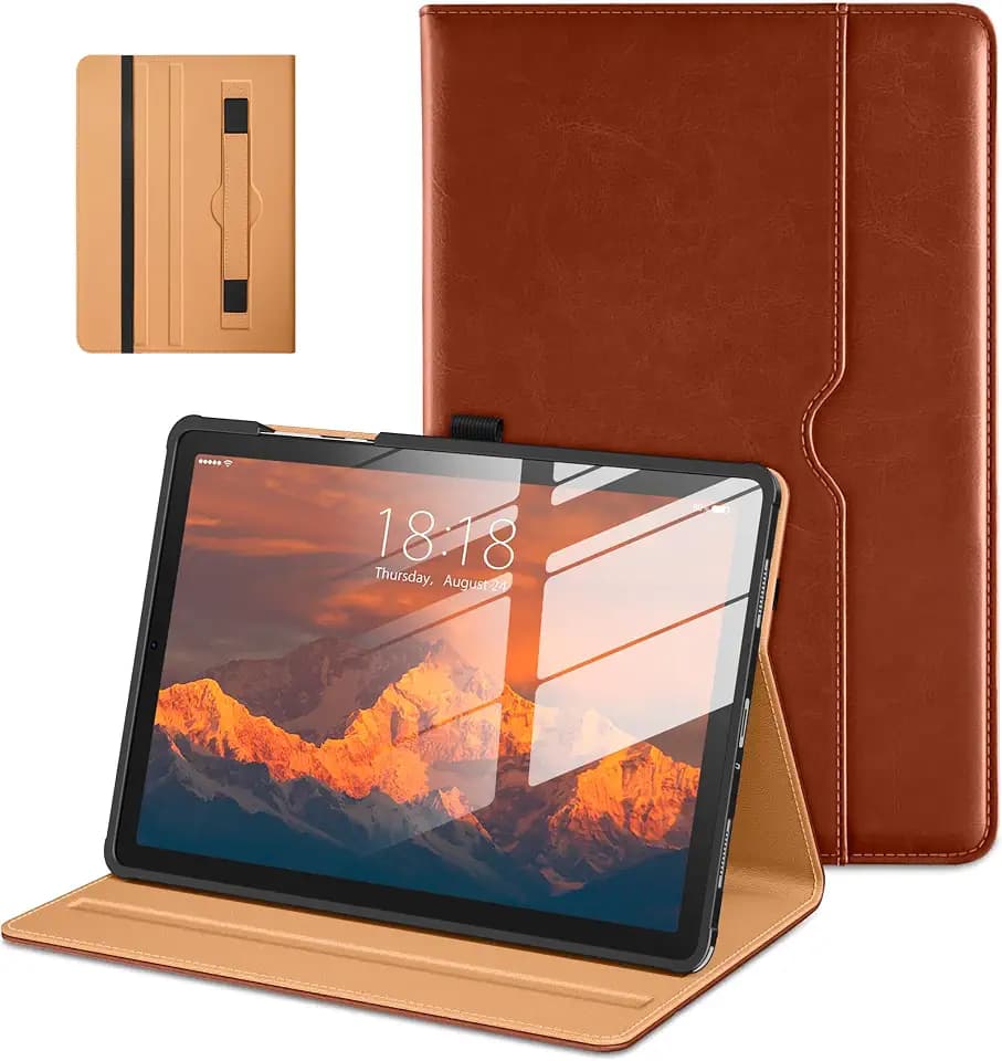DTTO for Samsung Galaxy Tab A11 Plus/A9+ Plus 11 inch Case, Brown