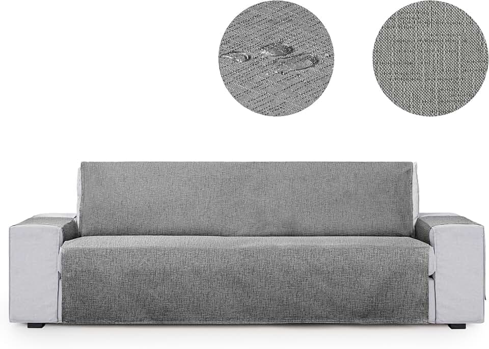 EYSA schmutzabweisender sofabezug 2 sitzer grau Design Genna