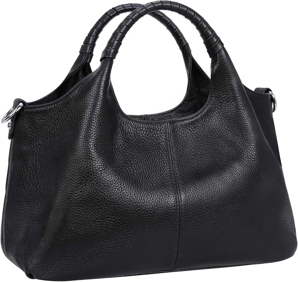 Iswee Leather Satchel Women Purse and Handbag Crossbody Shoulder Bag Hobo