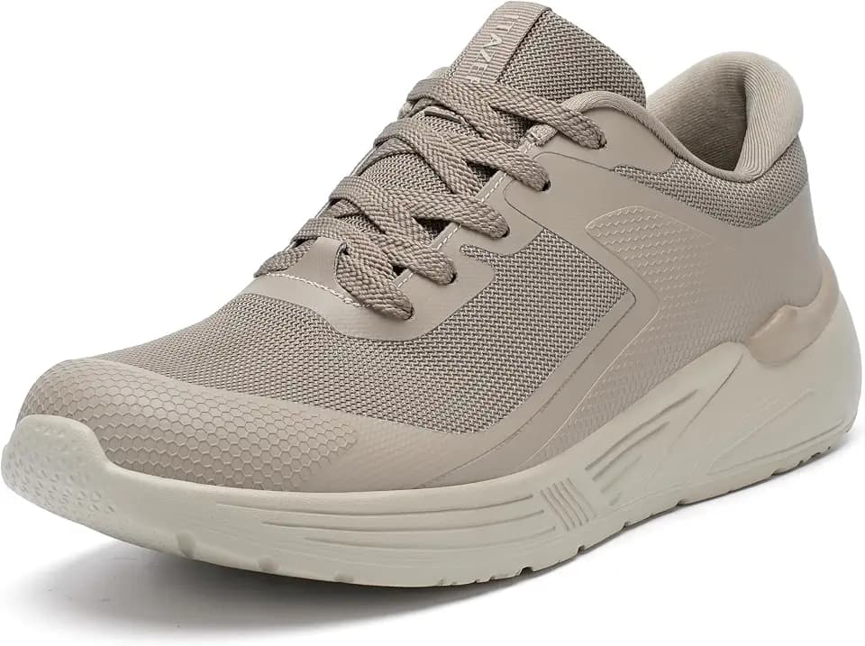 ITAZERO Men's Walking Shoes Lightweight Breathable Sneakers for Casual Work Running, Comfortable Mesh Knit Athletic Shoes