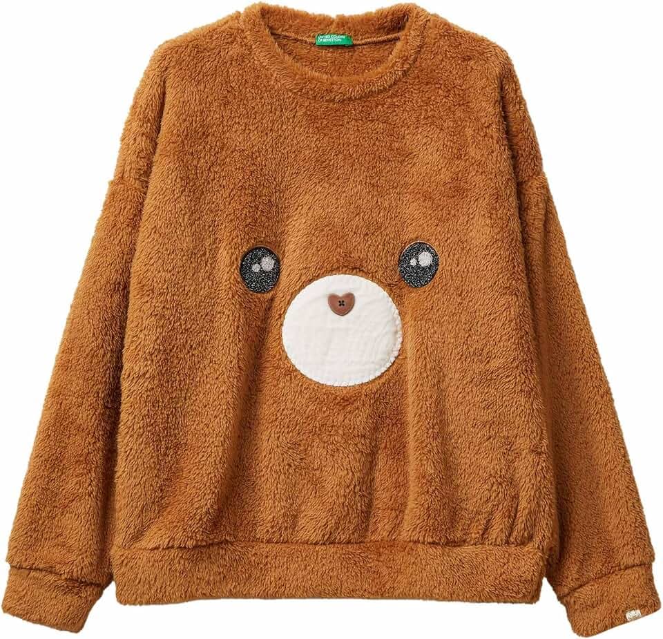 United Colors of Benetton Damen Maglia G/C M/L 3ukc3m07z Pullover (1er Pack)