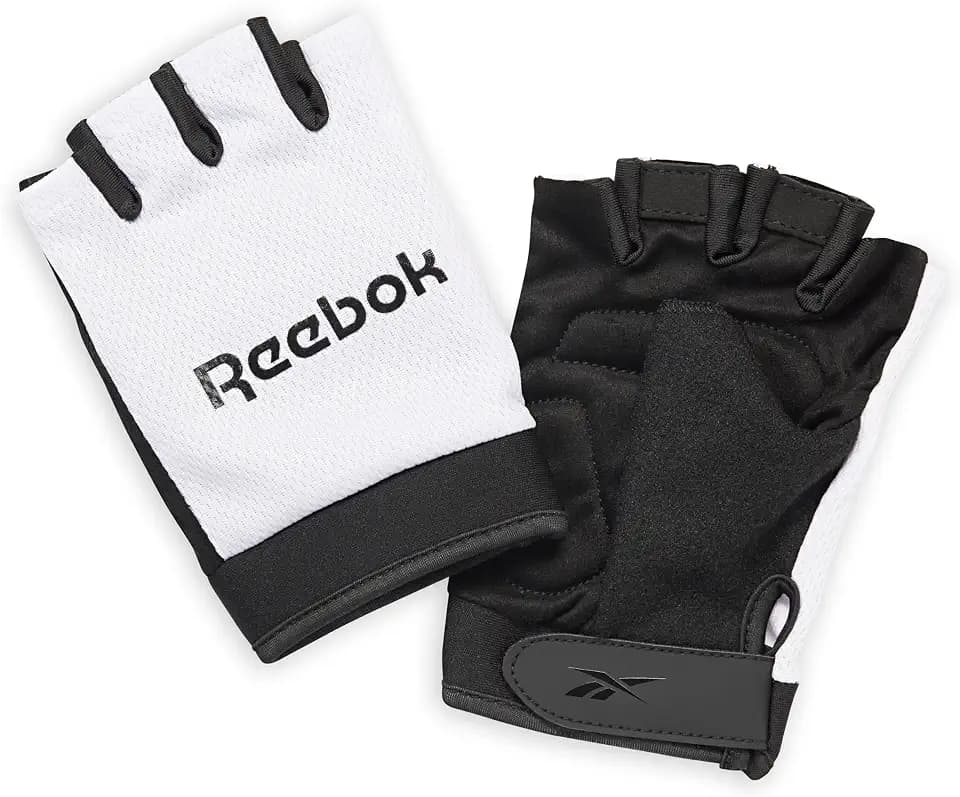 Reebok Classic Fingerless Gloves Lightweight Fitness & Weight Lifting Gloves for Training