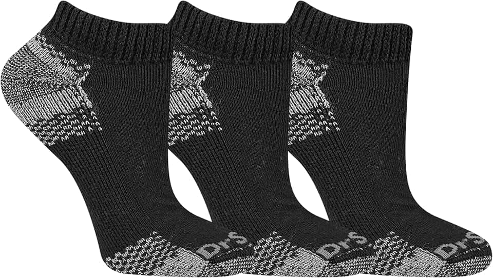 Dr. Scholl's Women's Diabetic & Circulatory Blister Defense Low Cut Socks