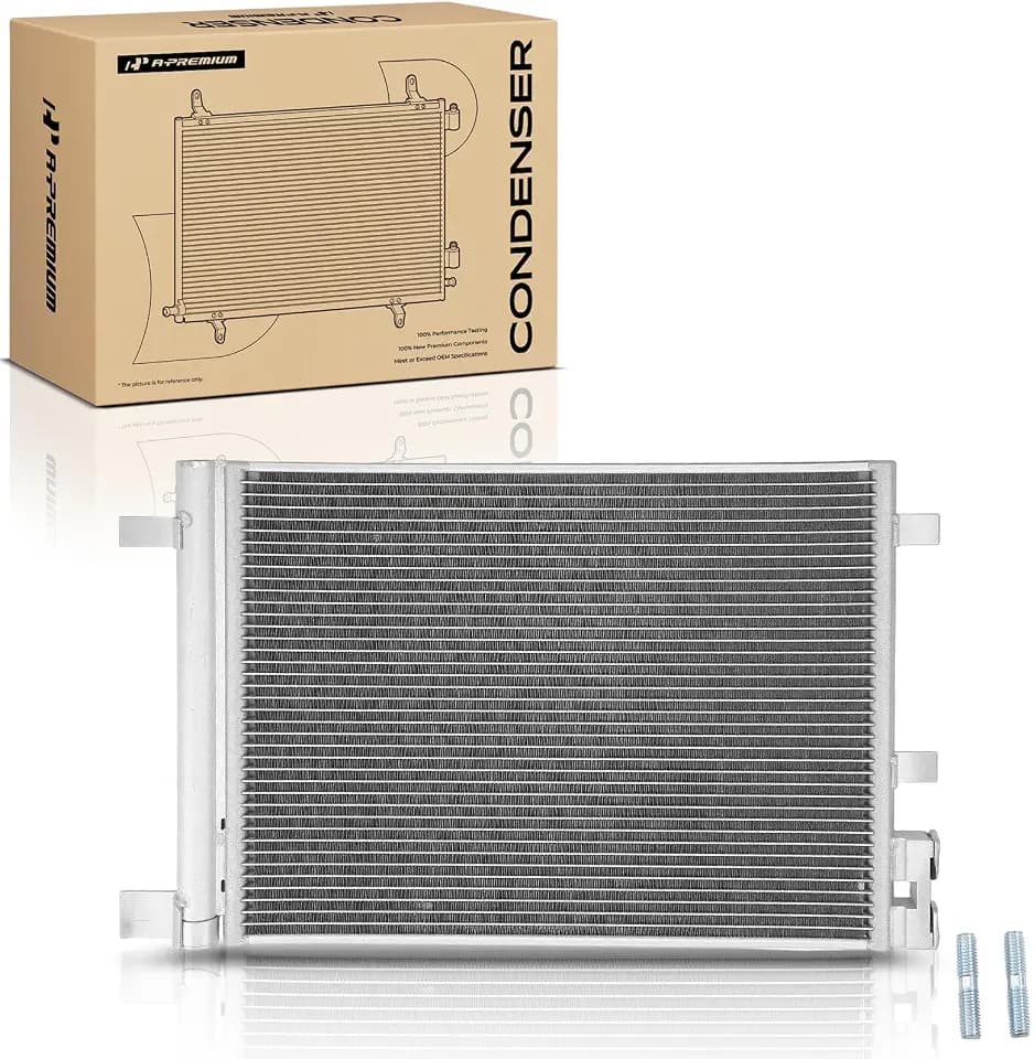 A-Premium Air Conditioning Condenser Compatible with Chevrolet
