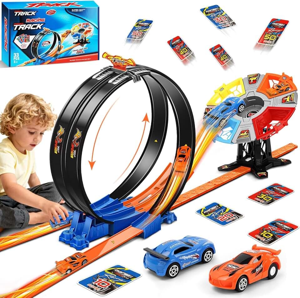 Ferngesteuerte Kran Spielzeug, 140 cm Hohe Spielzeug Kran Mit Hebehaken, 360° Drehung, Lichter Und Verkehrsschilder Kinder, 2,4 Ghz RC Turmkran Für Kinder Ab 8+ Jahre