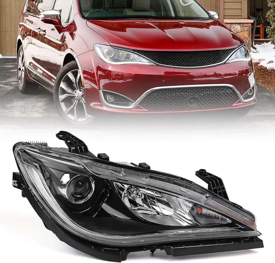 Huray Right HID Headlight Assembly for Chrysler Pacifica 2018 2019 2020