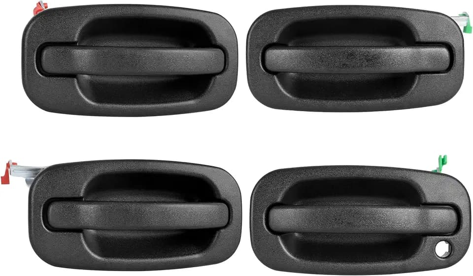 HYR 4PCS Exterior Door Handles fit for Suburban 1500/2500, Avalanche 1500