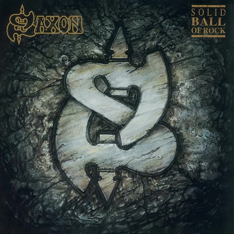 Solid Ball Of Rock - Saxon - Heavy Metal Studioalbum - 1991 [Vinyl LP]
